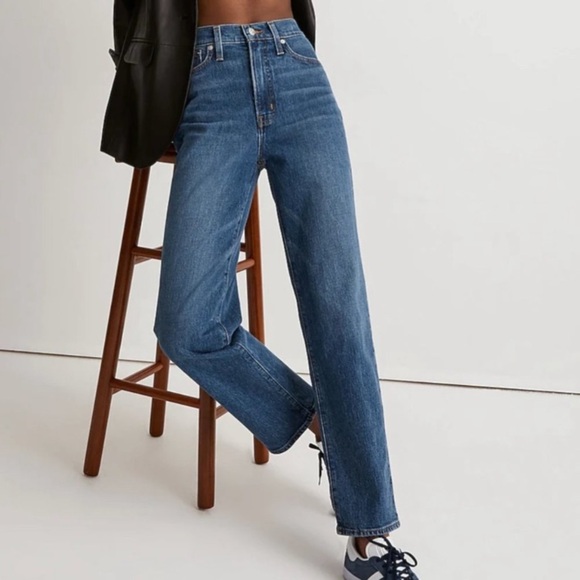 Madewell The Perfect Vintage Straight Jean medium Wash‎ size 24 - Picture 1 of 6